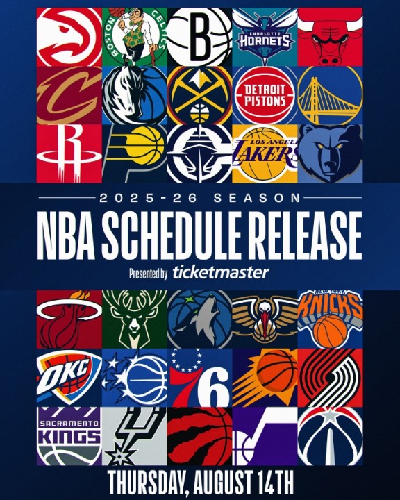 等不及了!NBA官方:2025-26赛季完整赛程将于明日公布 等不及了!NBA官方:2025-26赛季完整赛程将于明日公布